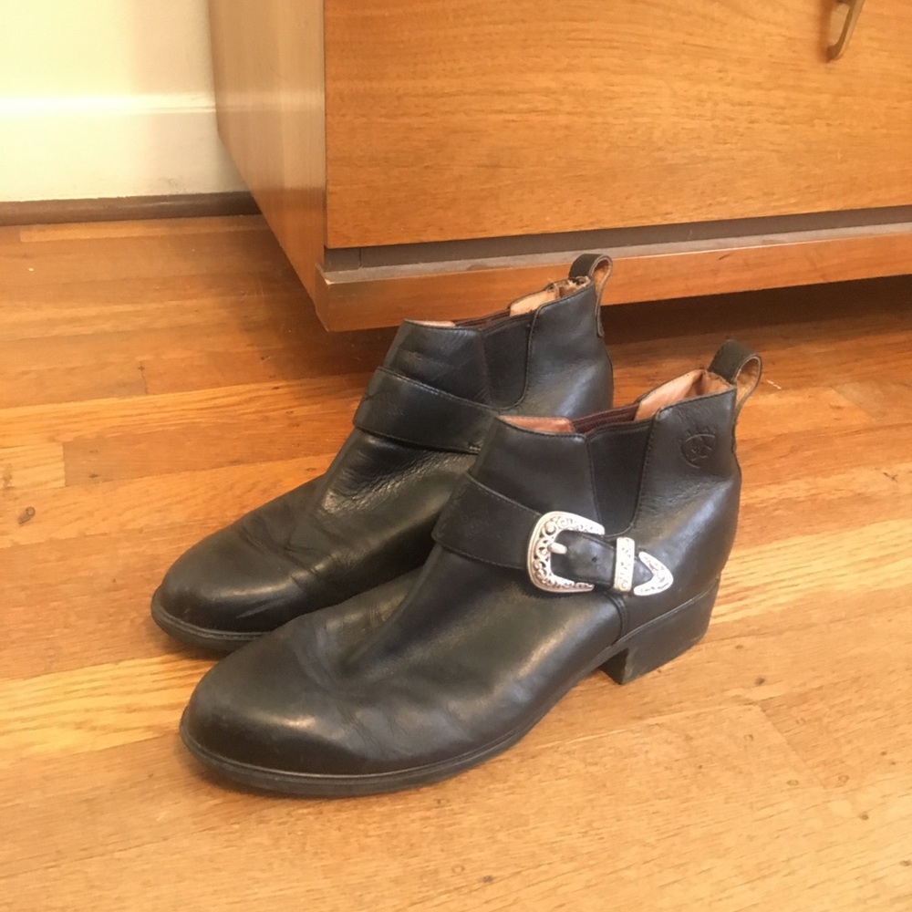 Vintage Ariat Moto Chelsea Boots